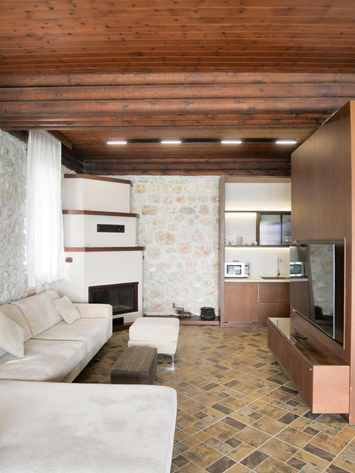 Seaside Duplex Stone Villa Qeparo Dış mekan fotoğraf